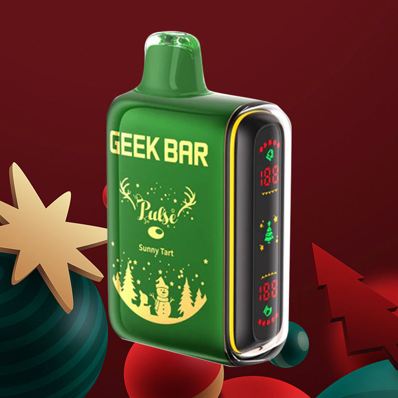 Geek bar Pulse|Vape central wholesale|Disposable| Flavor Sunny Tart Chirstmas 