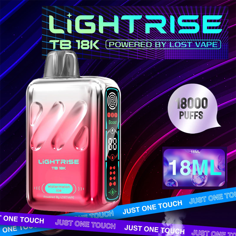 Lost Vape|Lightrise TB18k|Disposable|Vape Central Wholesale|watermelon ice