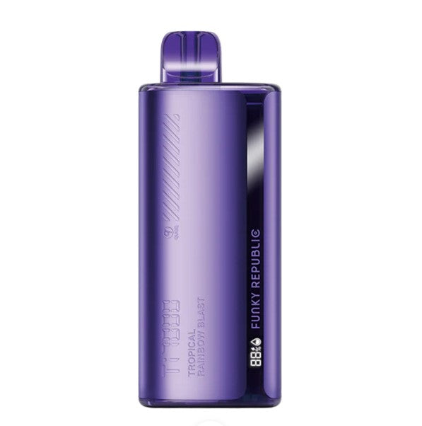 Funky Lands Ti 7000| Disposable Vape Wholesale| Funky Lands vapes| Funky Lands flavor tropical rainbow blast